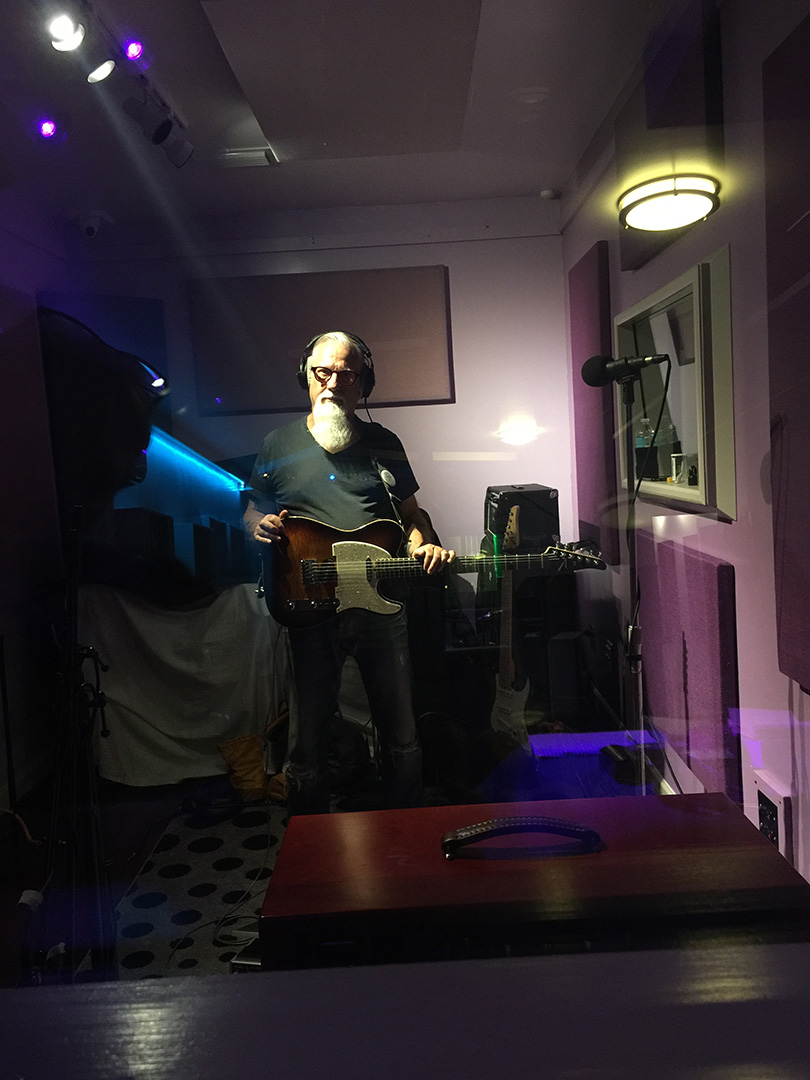 Recording Basic tracks for “SIX” with the Band of Virgos.