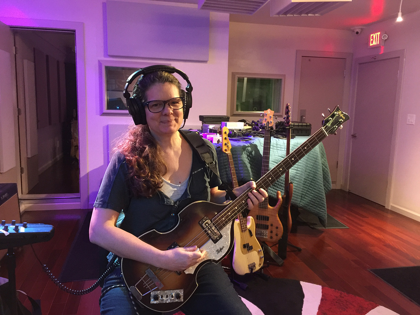 Recording Basic tracks for “SIX” with the Band of Virgos.