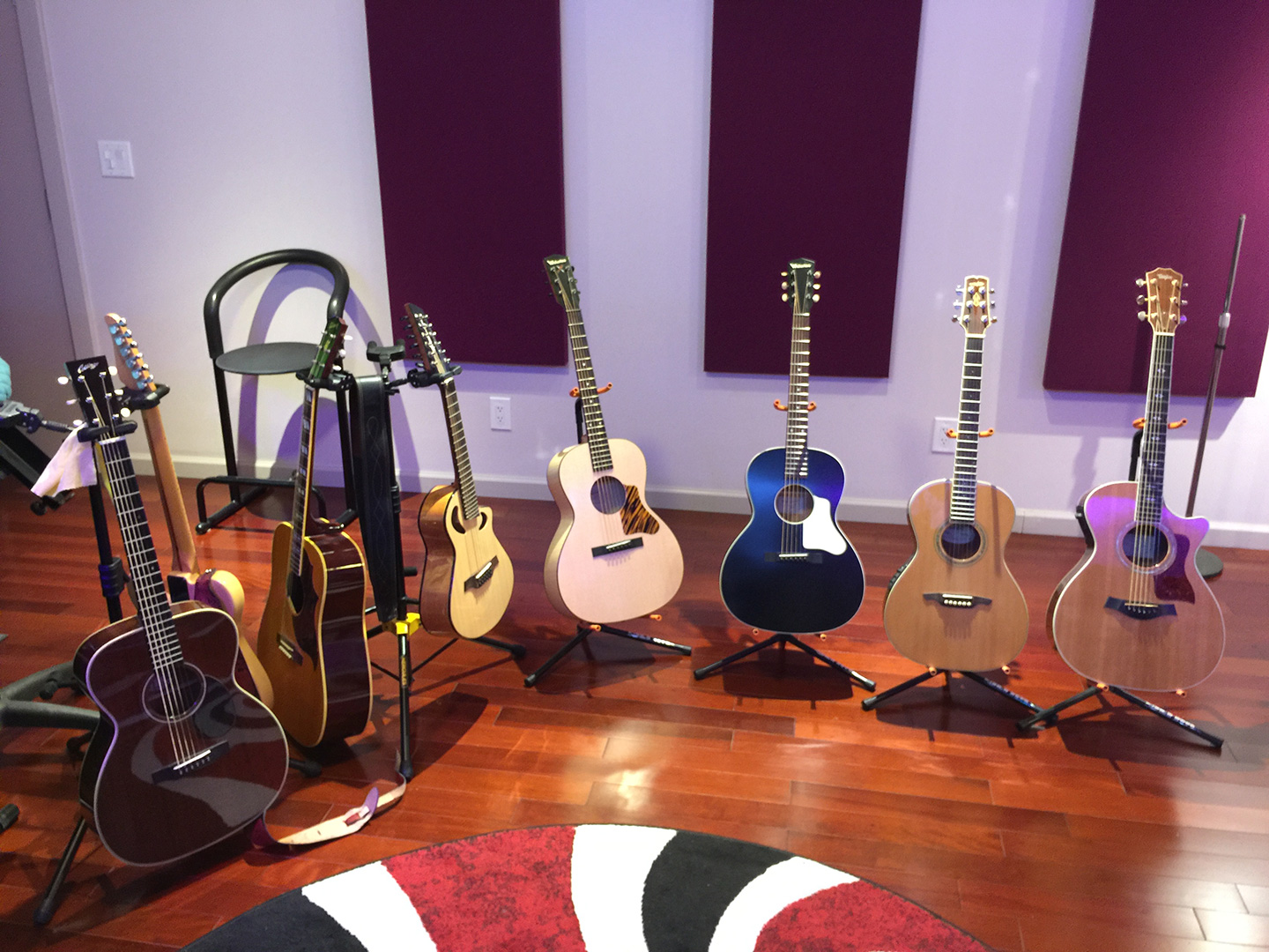 Recording Basic tracks for “SIX” with the Band of Virgos.