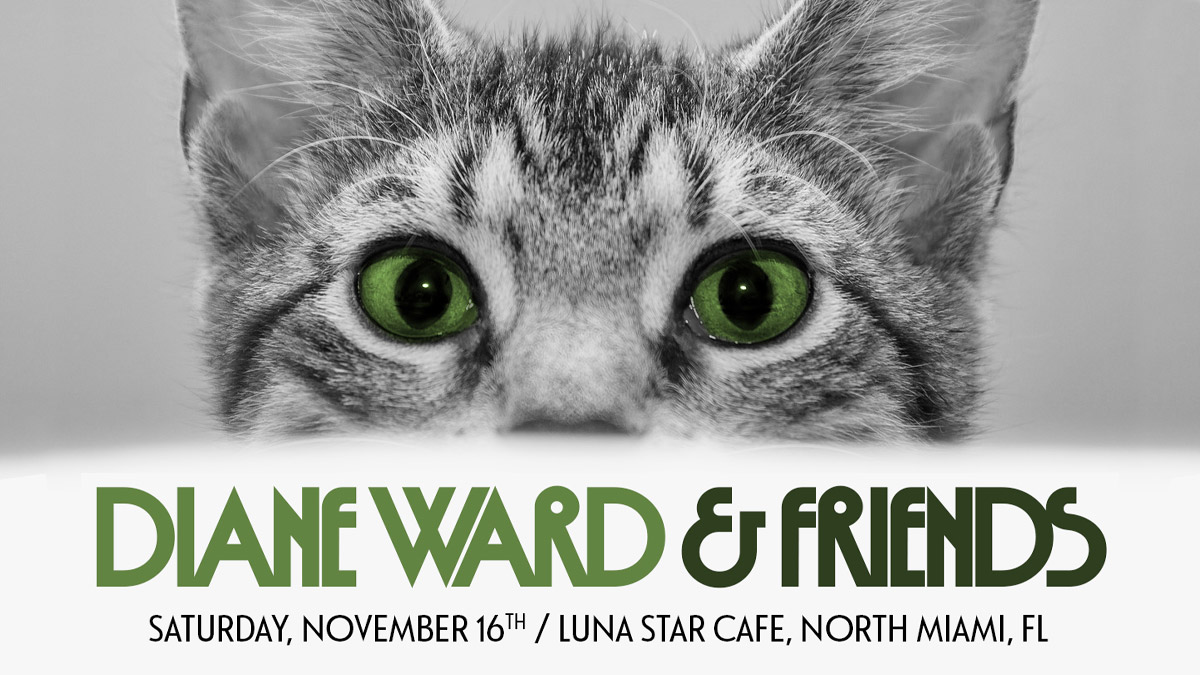 SHOW ADDED: November 16 at the Luna Star Cafe, North Miami